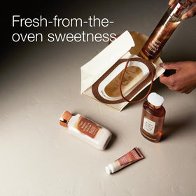 Bath & Body Works Warm Vanilla Sugar body wash texture on hand demonstrating gentle lather and cleansing
