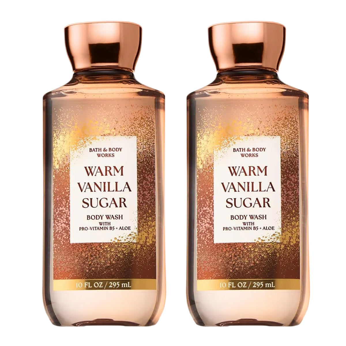 Bath & Body Works front packaging showing warm vanilla sugar scent and 2-pack convenience