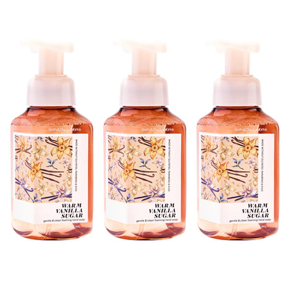 Bath & Body Works front packaging showing three bottles and inviting scent