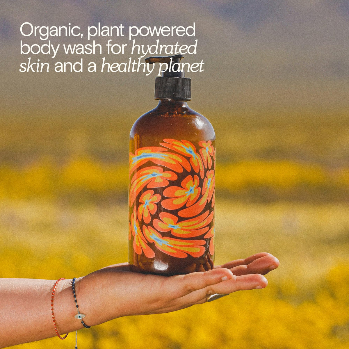 Bathing Culture label close-up highlighting organic certifications and ingredient transparency