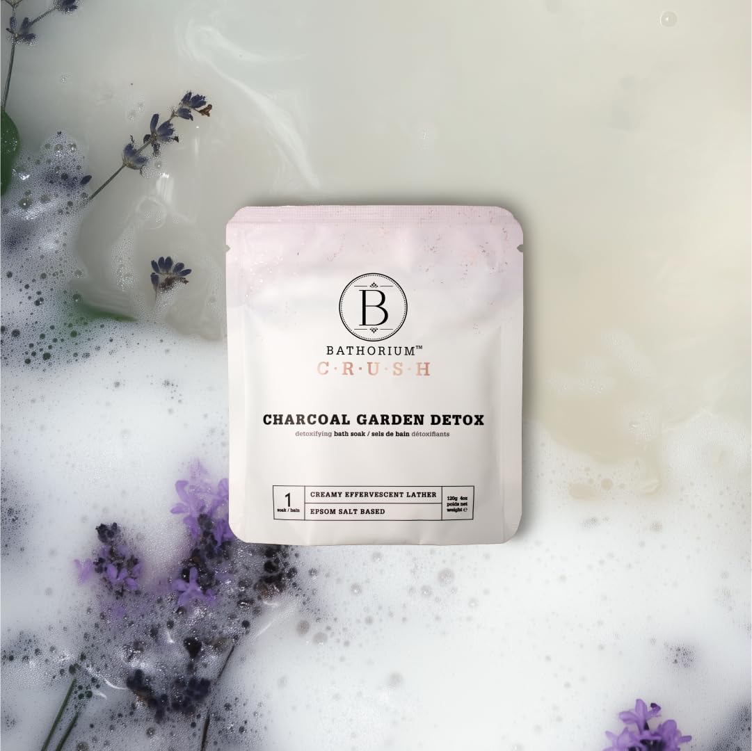 Bathorium label detail with ingredient list visible for transparency and safety benefit