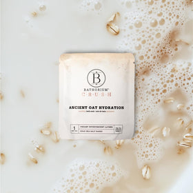 Bathorium salt texture close-up showing mineral-rich crystals for a luxurious soak benefit
