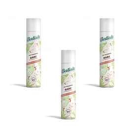 Batiste Bare front packaging showing three cans and product benefits