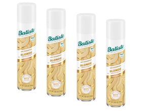 Batiste front packaging showing four cans and instant refresh benefit