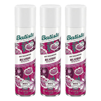 Batiste front packaging showing blush dry shampoo for quick refresh