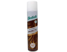 Batiste Brunette side label detail with usage instructions and benefits visible