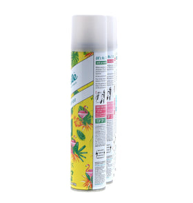 Batiste Cherry label detail showing fruity scent and fresh results