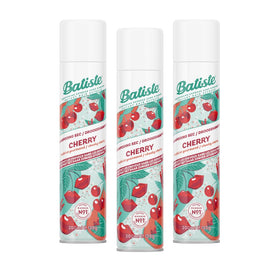 Batiste cherry front packaging showing three cans and clear branding for convenience