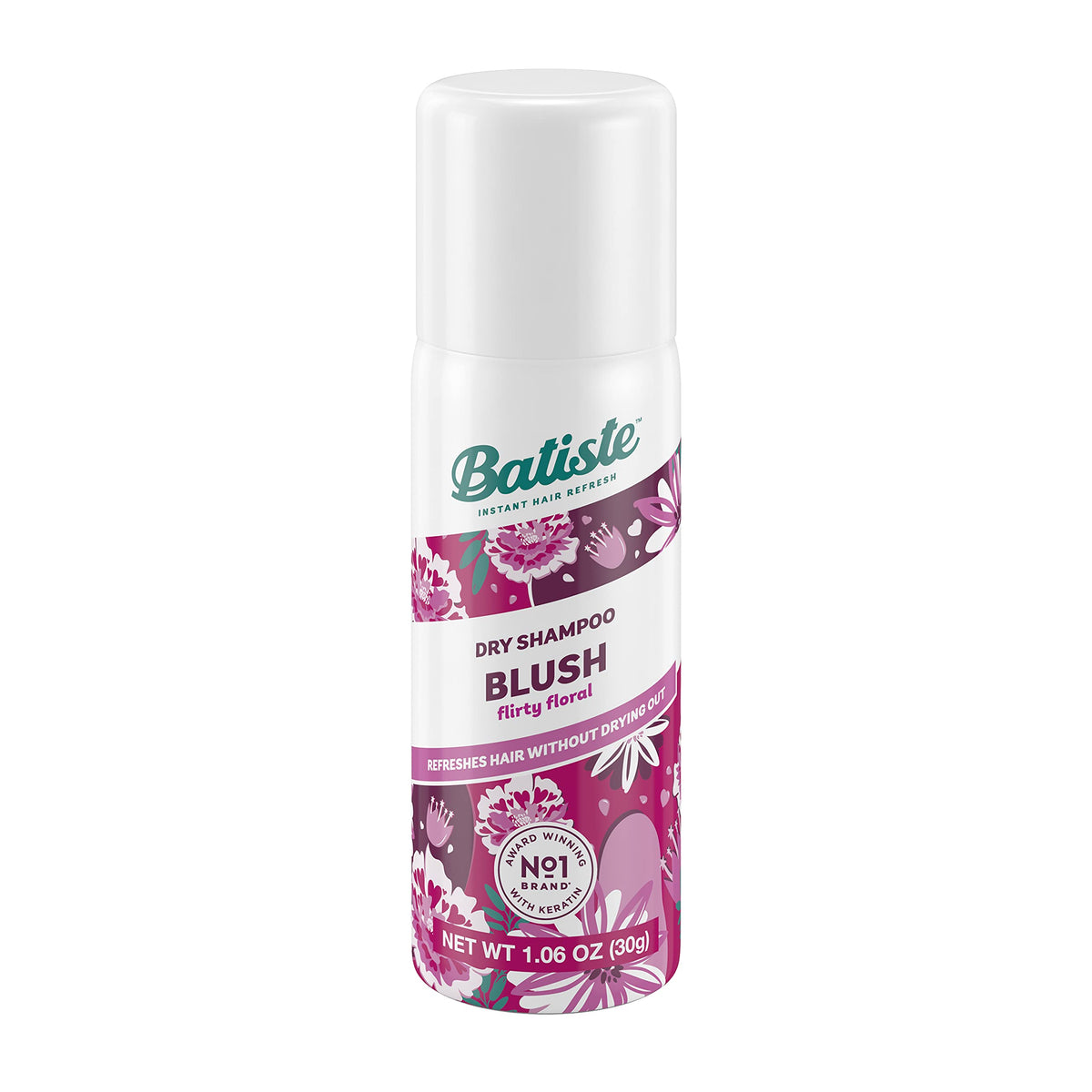 Batiste close-up of spray mist texture highlighting quick oil absorption