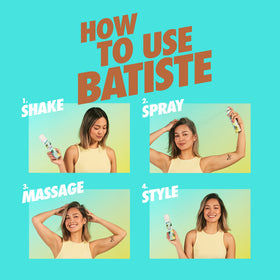 Batiste dark lifestyle bag ready image showing quick touch-up convenience