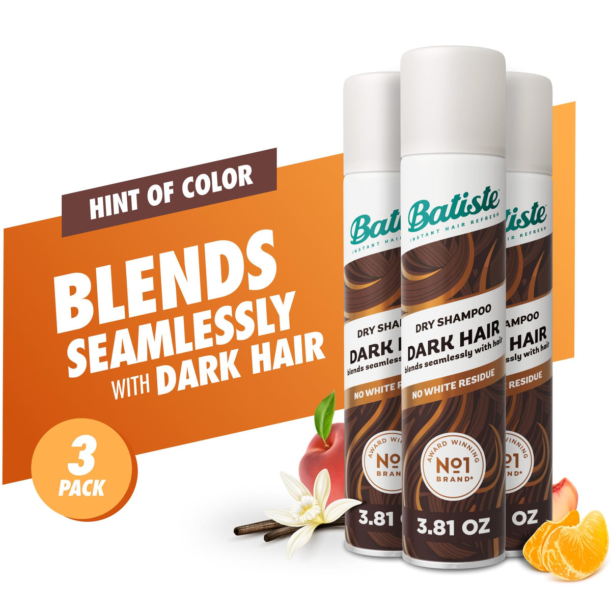 Batiste dark styling on brunette model showing improved texture and fullness