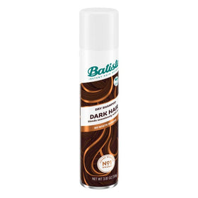 Batiste applied on dark hair showing reduced residue and natural finish