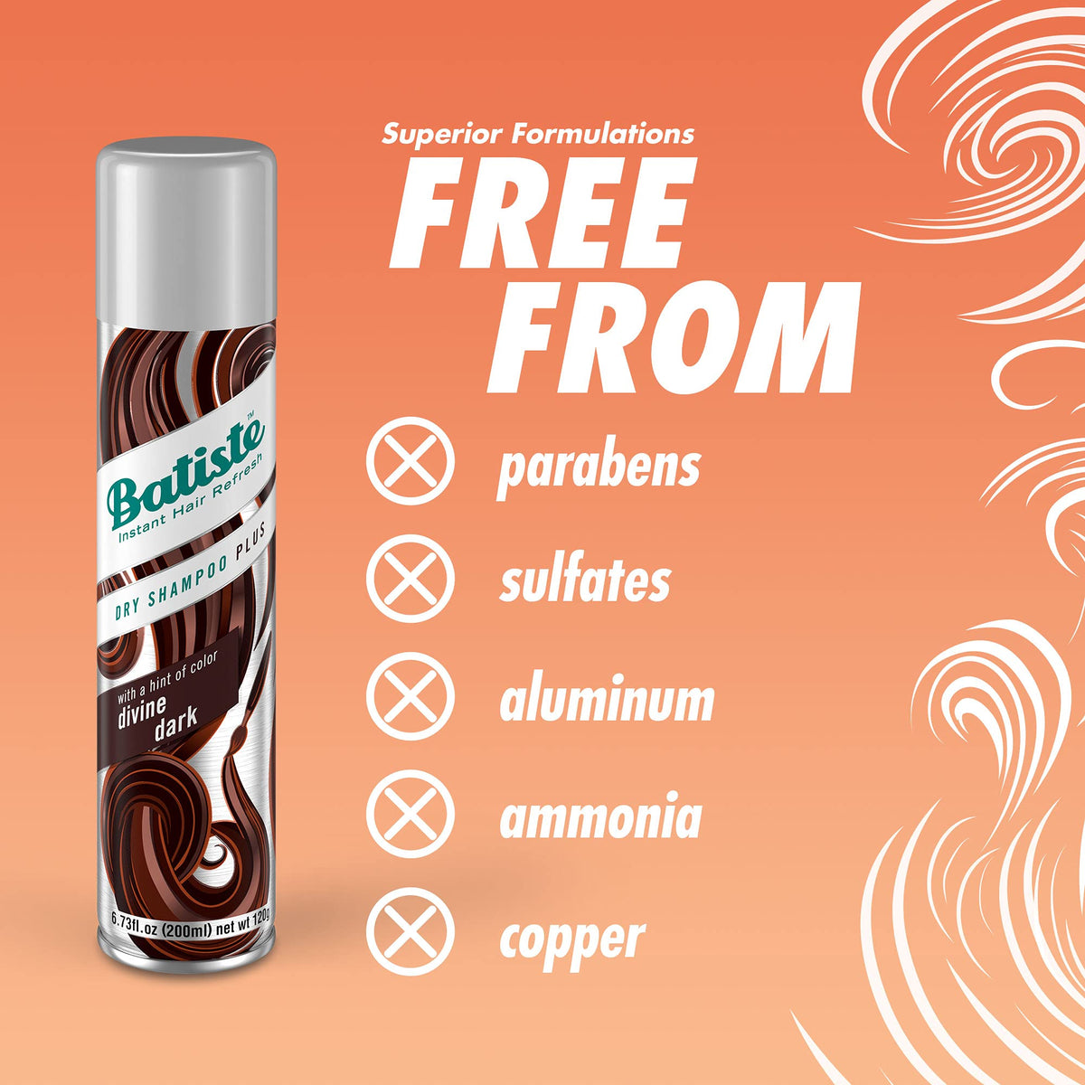 Batiste used in morning routine scene highlighting brand and efficient touch-up benefit