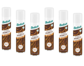 Batiste medium brunette front packaging shows six cans and product benefit