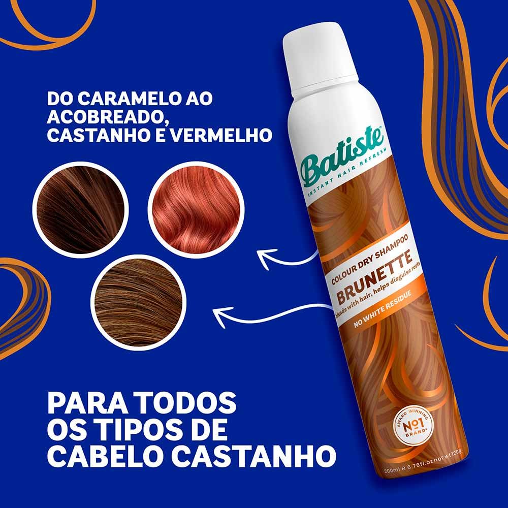 Batiste spray in use at roots demonstrating quick oil absorption and lift