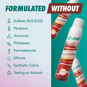 Batiste-treated hair showing added texture and visible volume benefits