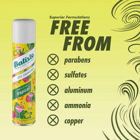 Batiste before and after roots comparison showing oil absorption benefit