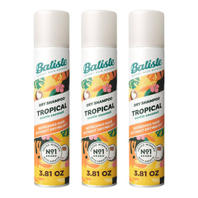 Batiste front packaging showing tropical bottle and benefits