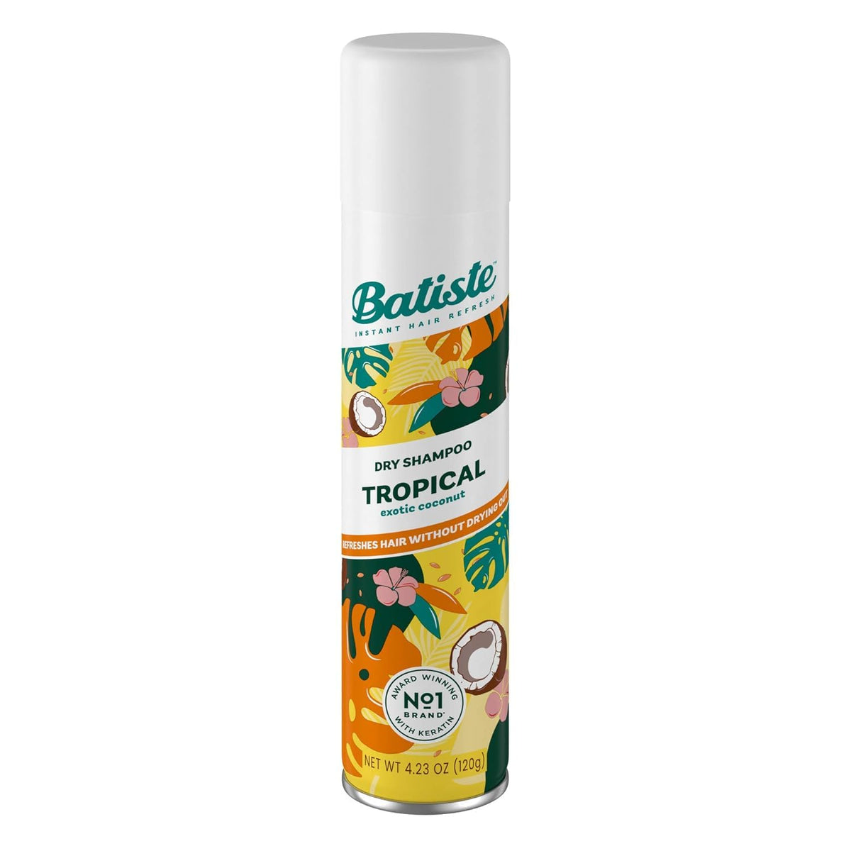 Batiste label close-up highlighting scent notes and usage directions
