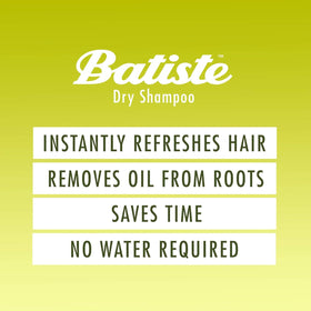 Batiste spray nozzle mid‑spray demonstrating fine mist and even coverage