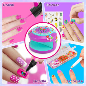 BATTOP pile of 3D decorative gems close-up for sparkly nail accents and layering