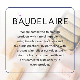Baudelaire crushed particle surface detail showing effective exfoliation benefit