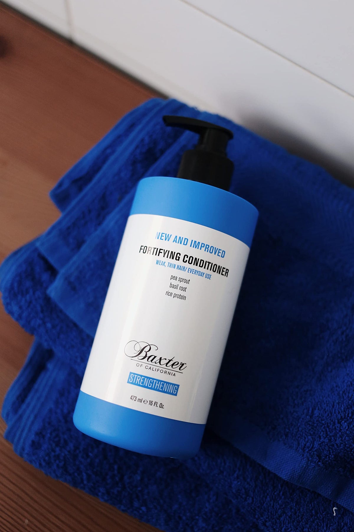 Baxter of California ingredient label close-up showing active extracts and proteins
