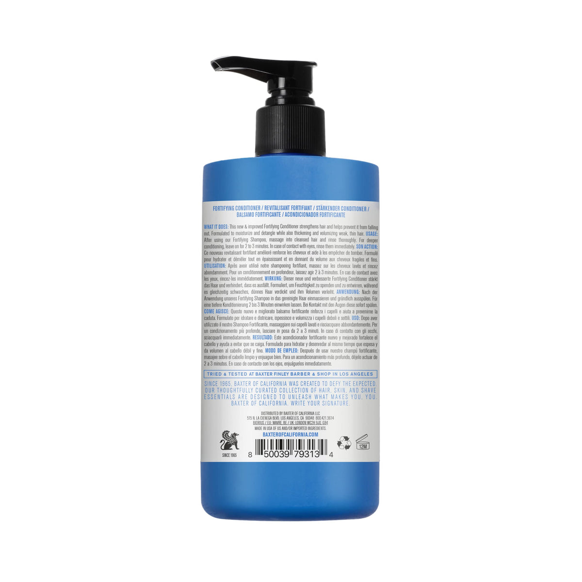 Baxter of California creamy conditioner texture pouring for smooth application benefit
