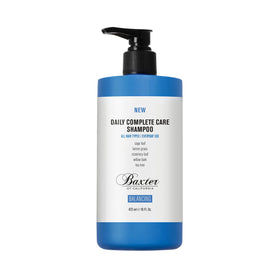 Baxter of California front bottle image showing label and size, clear benefit of daily cleanse