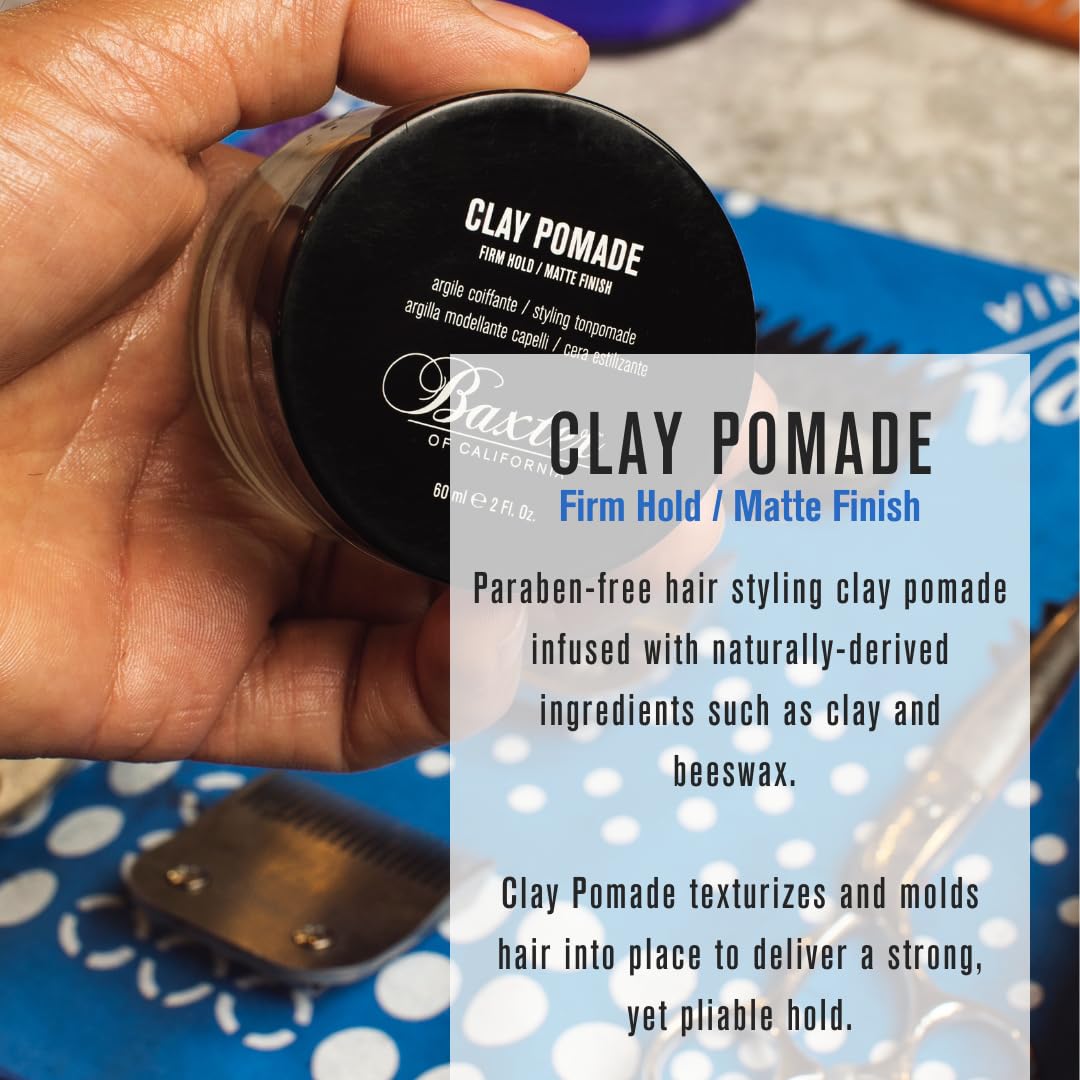 Baxter of California open jar close-up showing clay texture and easy scoop benefit