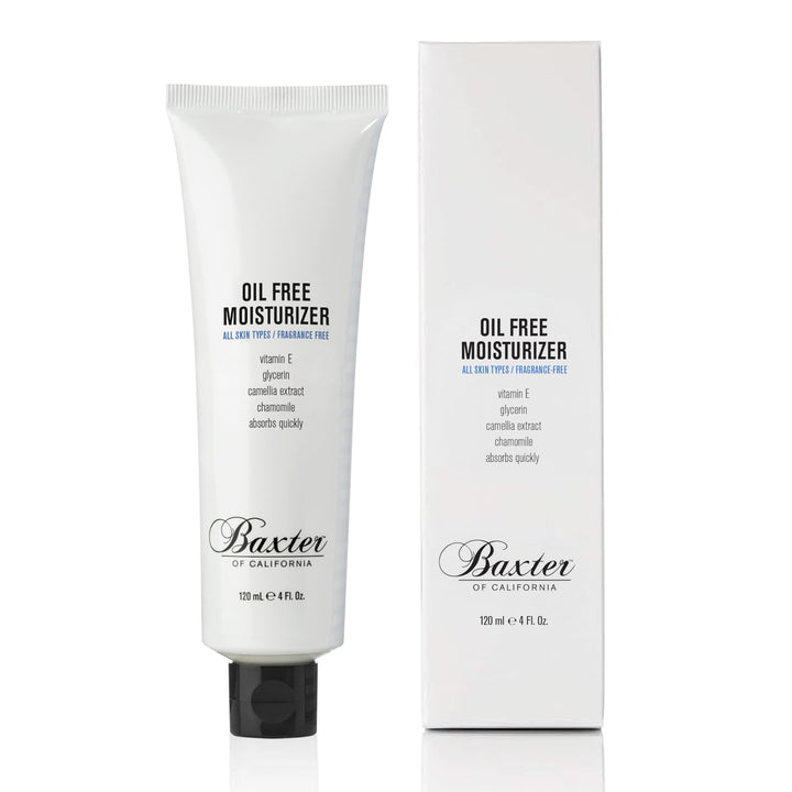 Baxter of California front packaging showing bottle and clear label, benefits hydration