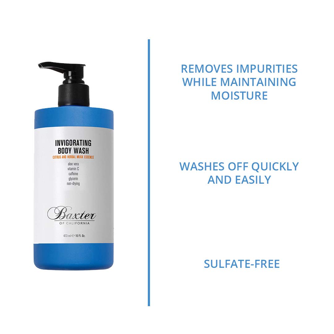 Baxter of California creamy foam texture close-up showing lather and gentle cleanse
