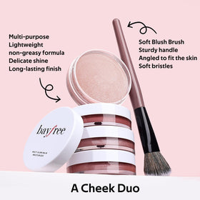 bayfree angled brush detail with soft bristles for smooth blend and control