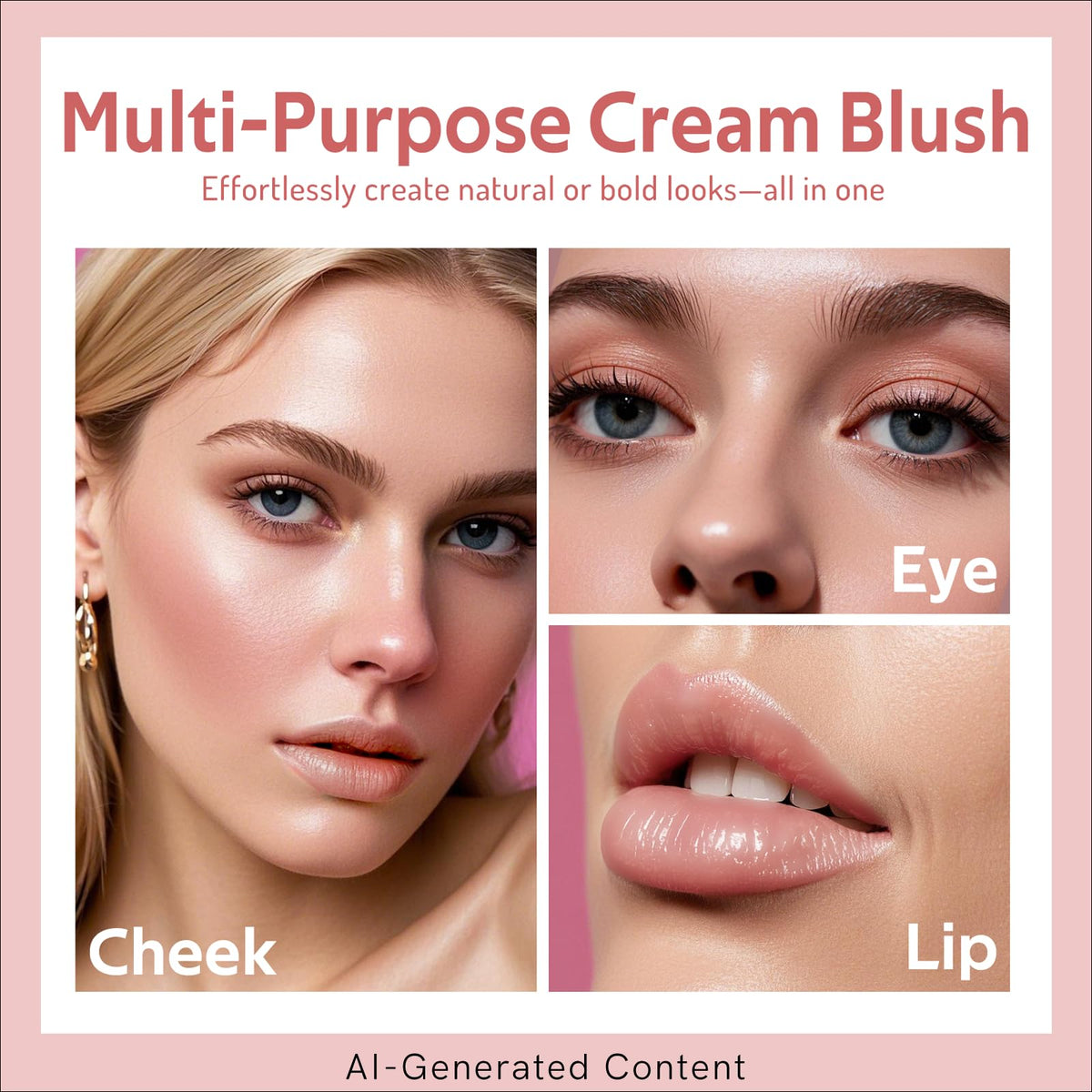 bayfree fingertip applying balm to cheek for quick natural color