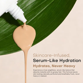 bayfree application on fingertip demonstrating easy blend and coverage