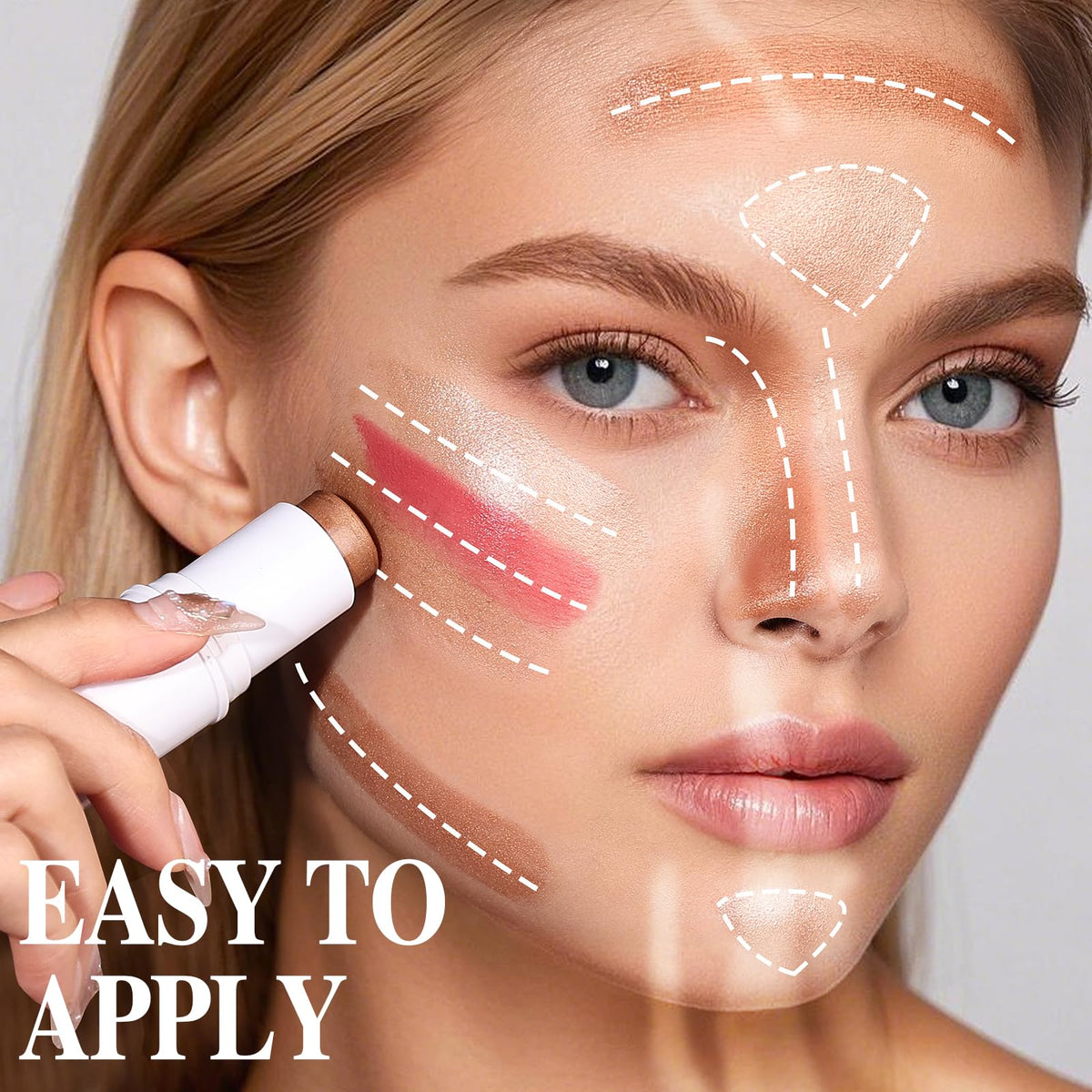 bayfree blend with finger demonstrating quick seamless blending advantage