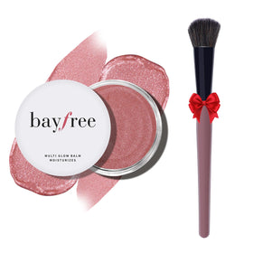 bayfree front packaging Pink Sakura showing compact and brush for quick color