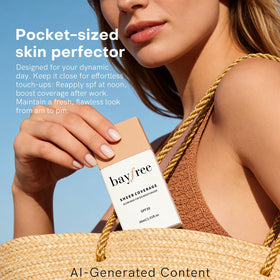 bayfree serum-like drops illustrating hydrating ingredients and plumpness