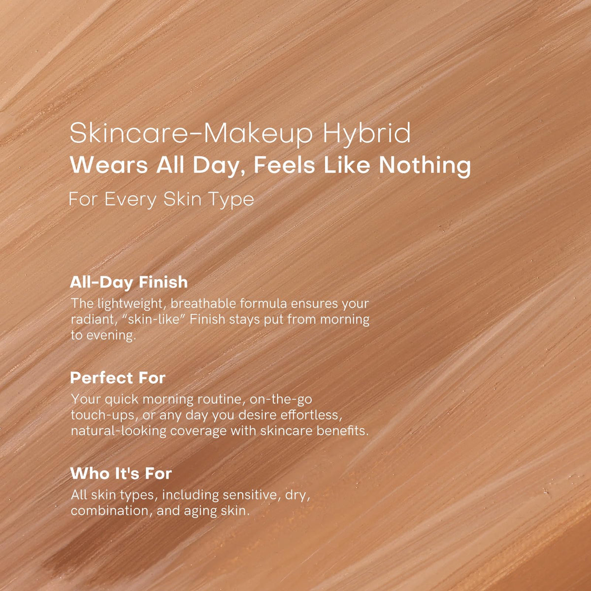bayfree shade swatch strip displaying color range and blendability