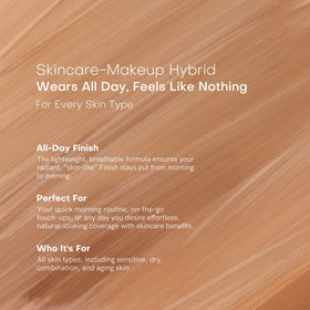 bayfree shade swatch strip displaying color range and blendability