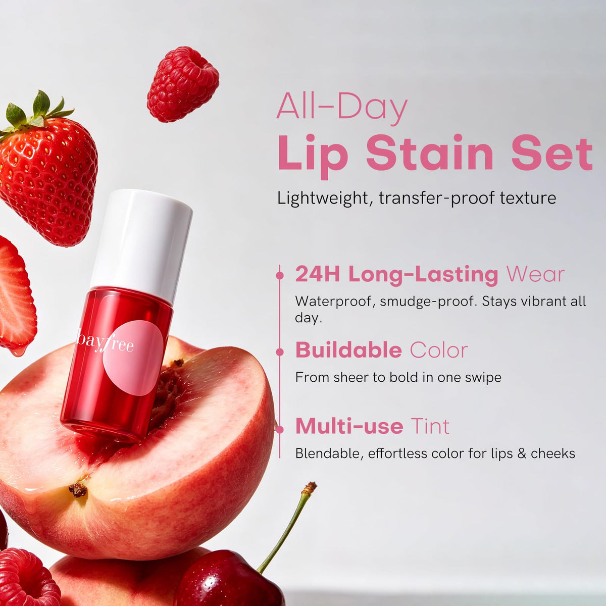 bayfree single tube closed top highlighting compact travel-friendly design