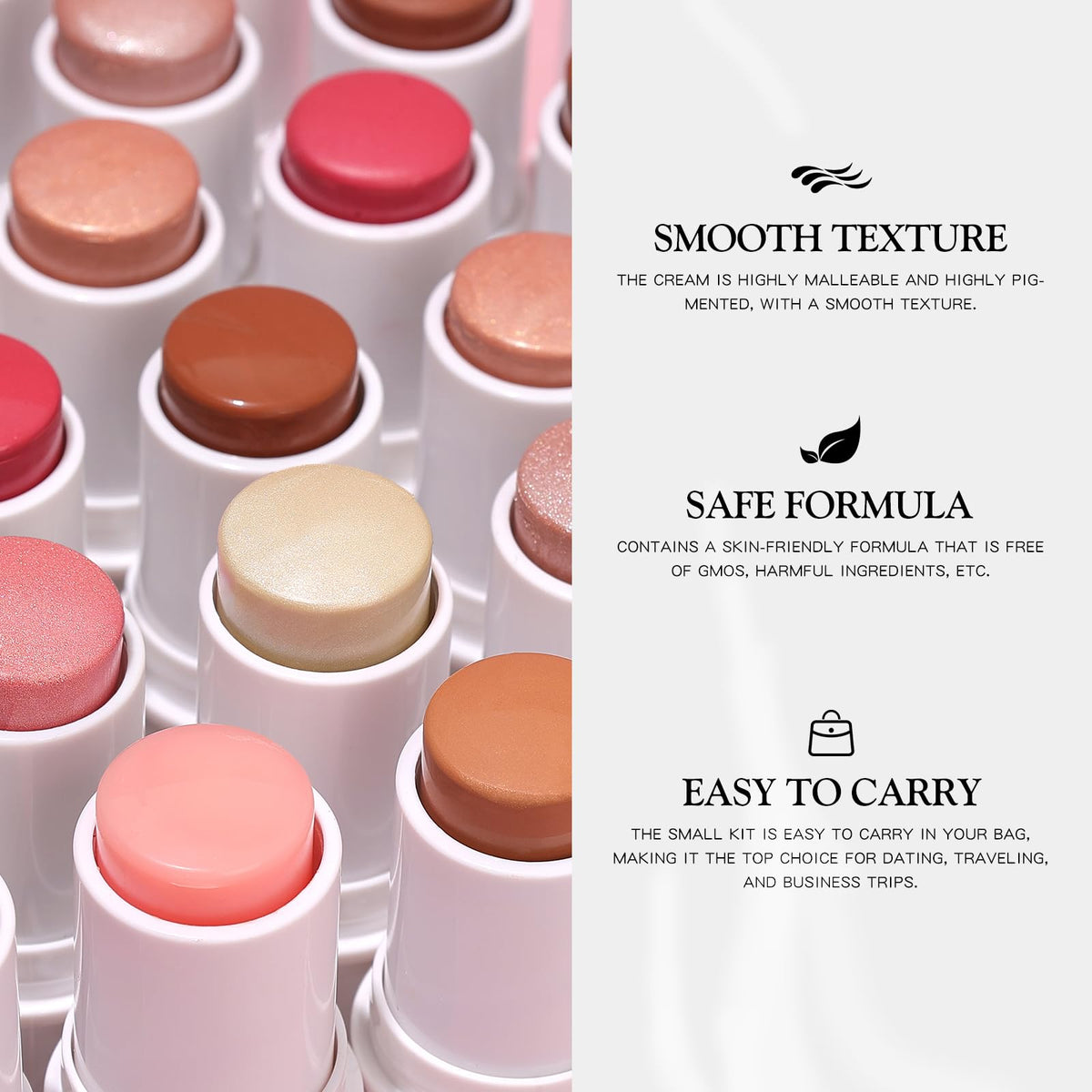 bayfree texture cream swatch displaying smooth finish and blendability