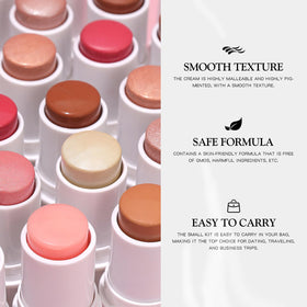 bayfree texture cream swatch displaying smooth finish and blendability