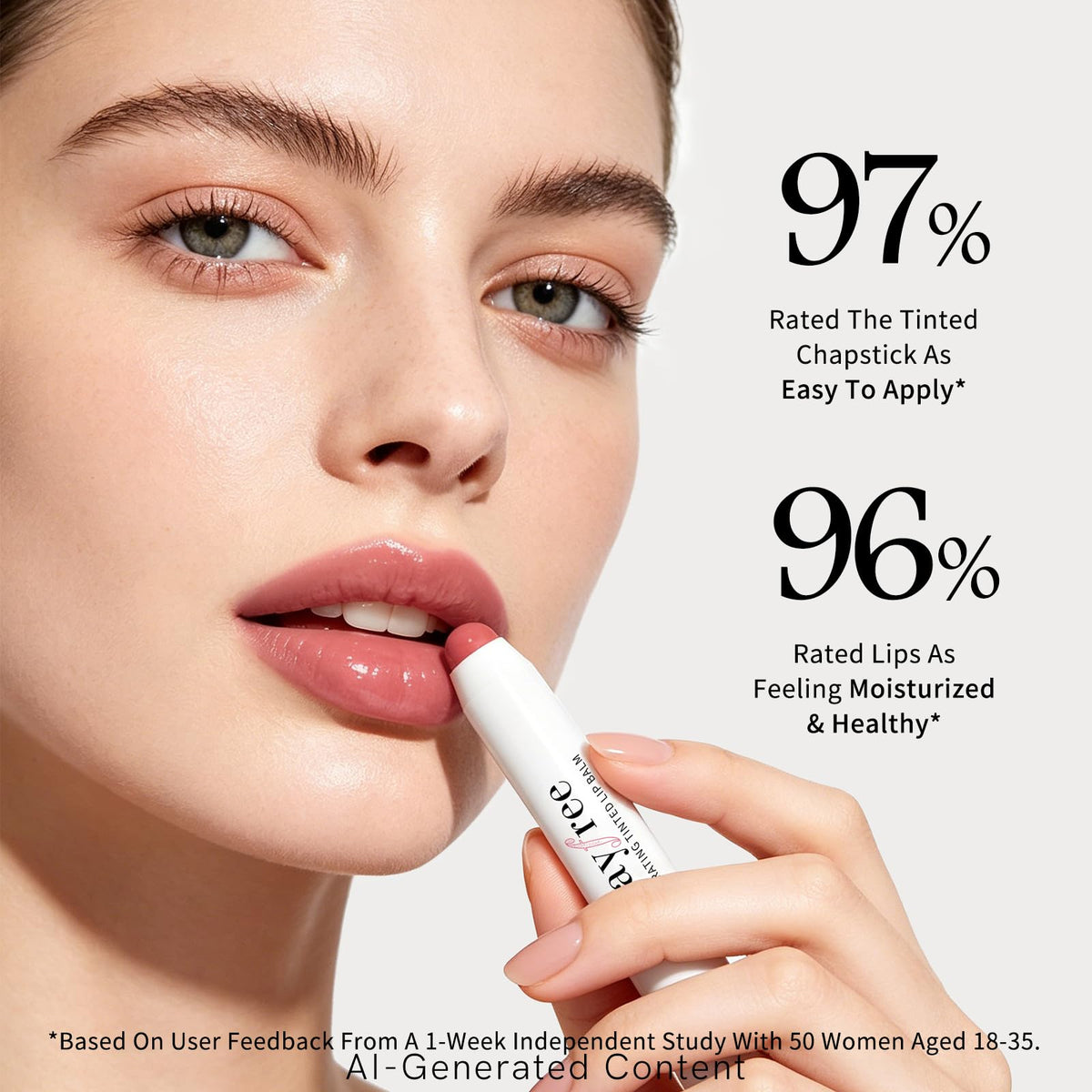 bayfree twist-up tube close-up highlighting smooth applicator and easy use