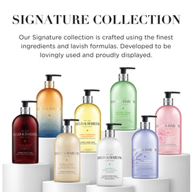 Baylis & Harding product label close-up listing vitamins A B C and natural-derived ingredient benefits