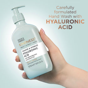 Baylis & Harding bottle beside sink in bathroom highlighting daily use and aesthetic benefit