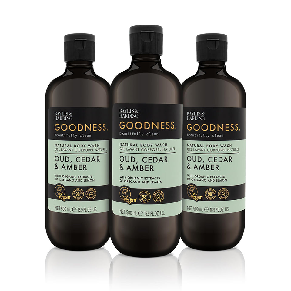 Baylis & Harding front packaging showing elegant bottle and scent name