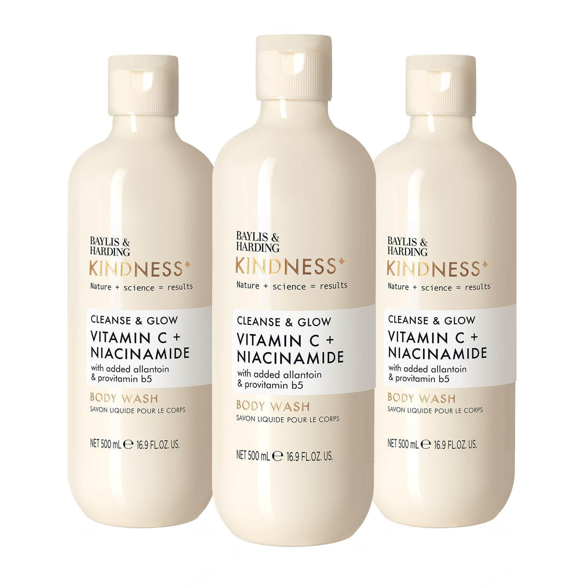 Baylis & Harding front packaging showing orange mango scent and benefits
