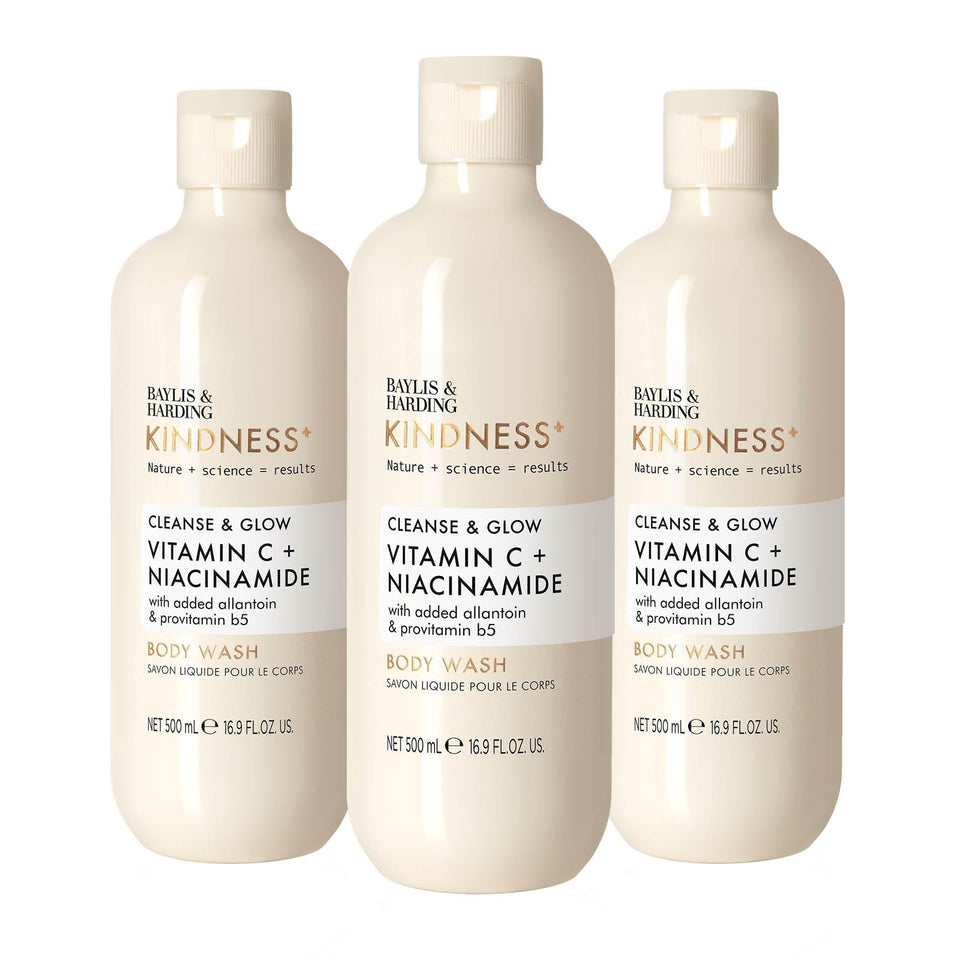 Baylis & Harding front packaging showing orange mango scent and benefits