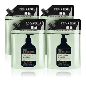 Baylis & Harding front packaging showing refill bottle and fragrance benefit